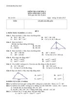 de va da kiem tra chuong i mon hinh hoc lop 9 46540