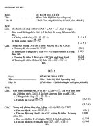 de kt 1 tiet hinh hoc 10 nang cao 27140