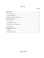 SKKN Vận dụng  bài toán điểm đối xứng với điểm qua một đường thẳng để giải  bài toán về đường phân giác trong hình tọa độ phẳng