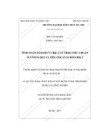 Tính toán dầm BTCT chịu cắt theo tiêu chuẩn TCVN5574   2012 và tiêu chuẩn EUROCODE 2 (tt)