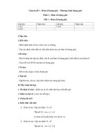 Giáo án chuyên đề hàm số lượng giác, phương trình lượng giác