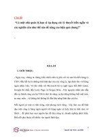 Là một nhà quản lý,bạn sẽ áp dụng các lý thuyết biến ngẫu và các nghiên cứu như thế nào để nâng cao hiệu quả chung 