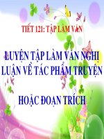 Bài 23. Luyện tập làm bài nghị luận về tác phẩm truyện (hoặc đoạn trích)
