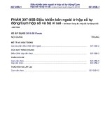 Điều khiển bên ngoài ở hộp số tự động cụm hộ số và bộ vi sai 