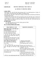 Giáo án đại số lớp 8 học kỳ II năm học 2015 2016 