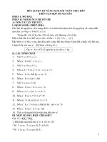 SKKN SKKN  rèn luyện kỹ năng giải bài toán chia hết trên tập hợp các số nguyên 