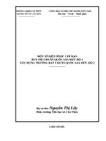 Xây dựng chuẩn quốc gia mức độ 2 