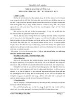 MỘT số GIẢI PHÁP để NÂNG CAO   CHẤT LƯỢNG GIẢNG dạy TIẾT THỰC HÀNH HOÁ học 9 