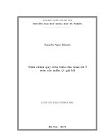Tính chính quy trên biên cho toán tử ∂ trên các miền q giả lồi (tt) 