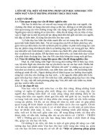 SKKN MỘT SỐ PHƯƠNG PHÁP GIÚP HỌC SINH HỌC TỐT MÔN NGỮ VĂN Ở TRƯỜNG PTDTBT THCS TRÀ NAM