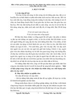 skkn một số biện pháp nâng cao chất lượng toàn diện cho học sinh 