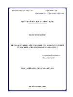 Phân lập và khảo sát tính chất của một số toxin mới từ nọc bò cạp đen Heterometrus laoticus