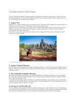 The best travel in siem reap