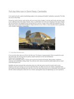 Full day bike tour in siem reap, cambodia