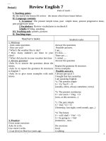 Giáo án tiếng anh lớp 8 học kỳ i năm học 2015 2016 