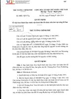 1182QD-TTg ban hanh quy trinh van hanh lien ho song Se San 17-7-2014