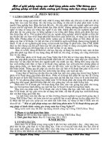 Phương pháp vẽ hình chiếu vuông góc trong môn công nghệ 8 