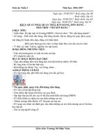 Giáo án cô toàn (thể dục)   tuần 2 (năm học 2017 2018) 