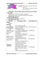 Giáo án HĐNG lớp 4 HK1 năm học 2015 2016 