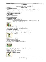 Giáo án cô trang (2d)   tuần 10 (năm học 2017 2018) 