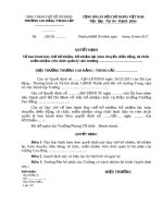 Quy chế bổ nhiệm cán bộ trường cao đẳng, trung cấp