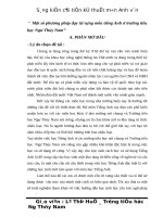 một số phương pháp dạy từ vựng môn tiếng anh ở trường TH ngư thủy nam ( lê thị huệ ) 