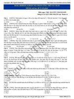 Ôn tập hóa học 11 HIDROCACBON NO 