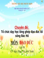 Bài 2. Có trách nhiệm về việc làm của mình