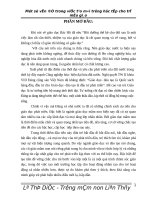 Tạo môi trường học tập cho trẻ hoạt động một cách tích cực 