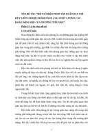 SKKN Một số biện pháp tập huấn Ban chỉ huy liên chi đội, nhằm nâng cao chất lượng các hoạt động Đội trường tiểu học