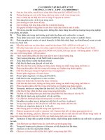 ÔN TẬP LÝ THUYẾT HÓA HỮU CƠ LỚP 12 (ĐÚNG/SAI)