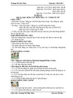 Giáo án cô toàn (thể dục)   tuần 13 (năm học 2016 2017) 