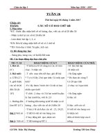 Giáo án cô hương (1d)   tuần 26 (năm học 2016 2017) 