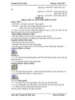 Giáo án cô toàn (thể dục)   tuần 24 (năm học 2016 2017) 