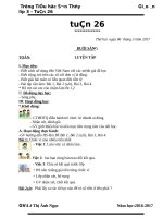 Giáo án cô ngọc (3c)   tuần 26 (năm học 2016 2017) 