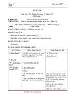 Giáo án cô hương (1d)   tuần 10 (năm học 2017 2018) 