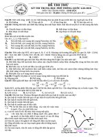 ĐỀ THI THỬ THPTQG 2018