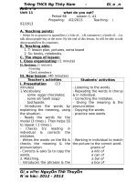 Giáo án anh 6 tuần 20 29 