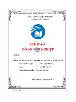 Xây dựng website bán hàng sách cho nhà sách ngọc minh 