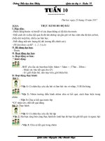 Giáo án cô nga (3c)   tuần 10 (năm học 2017 2018) 