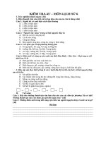 KIỂM TRA 45 PHÚT LỊCH SỬ 6