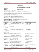 Giáo án cô lành (1c)   tuần 27 (năm học 2016 2017) 