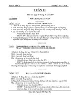 Giáo án cô ly (4b)   tuần 11 (năm học 2017 2018) 