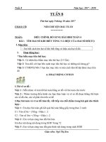 Giáo án cô sen (4c)   tuần 8 (năm học 2017 2018) 