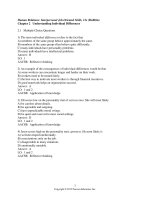 Human relations interpersonal job oriented skills 12th edition dubrin test bank 