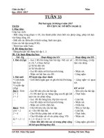 Giáo án cô lành (1c)   tuần 33 (năm học 2016 2017) 