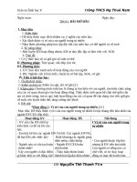 Giáo án sinh 8 tuần 1 5 