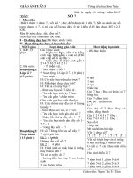 Giáo án cô tâm (1b)   tuần 5 (năm học 2017 2018) 