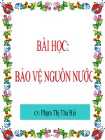 Bài 28. Bảo vệ nguồn nước