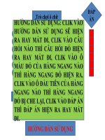 TRÒ CHƠI Ô CHỮ 2 LÝ 6 HKI